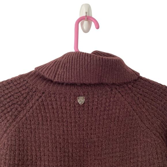 Kuhl Sienna Turtleneck Pullover Sweater Mocha Brown size XS - Picture 7 of 9